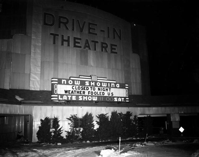 Ypsi-Ann Drive-In Theatre - Old Photo From Ann Arbor News